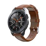 BİPOWER Huawei Watch 20mm KRD10 Deri Kordon Kahverengi
