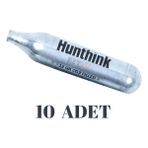 Bir Dünya Fırsat Hunthink 12 gr Co2 Tüp 10 Adet Hızlı Çıkışlı Airsoft Gaz Ürünü Gri Renk