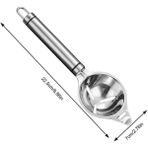 Bir Yumurta Boyunduruk Ayırıcı Metal Yumurta Beyaz Bölücü Süzgeç Paslanmaz Çelik Yumurta Sarısı Ayırma Aracı Ev Mutfak Yumurta Ayırma Gadget'ı (Yurt Dışından) - Egg Dividers - Renkli