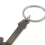 Bira Açacağı Gitar Bira Şişesi Alaşım Asma Halka Anahtarlık Aracı Ev Hediyeleri Anahtarlık Şişe Açacağı Tirbuşon (Renk: N2)