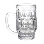 Bira bardağı, kulplu, 500 cl, polikarbonat. 2set