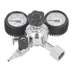 Bira fıçı Için CO2 Kegerator Regülatörü - Homebrew Soda Su Dağıtım Aksesuarları Ile Alüminyum ABS Bira Basınç Regülatörü