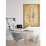 Bira Sifonu Patent Posteri 60x90cm.