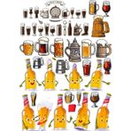 Bira Sticker Set 4 24 Parça Telefon, Tablet, Defter, Laptop Sticker
