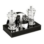 Biradlı GRV-196 20x12x3 cm Şeffaf 4'lü Akrilik Menaj Set