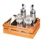 Biradlı GRV-2416 Ahşap Kasalı 5'li Set