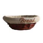 Biradlı GRV-902 Hasır Bezli Yuvarlak 22x7 cm Ekmek Sepeti