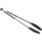 Biradlı Silikon Uçlu 33 cm Servis Maşası
