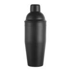 Biradlı Siyah 500 cl Çelik Kokteyl Shaker