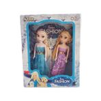 Bircan Oyuncak Mini Elsa ve Anna Kutulu Ikili Rrozen Girls Bebek Oyuncak - Renkli