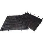 Birdlife 2 M2 8 Adet 50X50 Plastik Güvercin Kümes Taban Izgarası (Siyah)