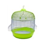 BirdLife A9001-1-BİRDLİFE BOYALI SİLİNDİR KUŞ KAFESİ 33,5X44,5CM