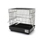 BirdLife B1003-1 BİRDLİFE ÇİFT KAPILI KANARYA KAFESİ SİYAH 31X21,5X32CM