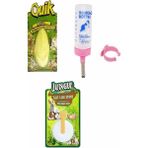Birdlife Tavşan Temel Ihtiyaçları (3 Parça) 90ML Suluk, Kemirme Taşı, Yalama Taşı