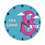 Biresimden 8 Mart Hediyesi Dünya Kadınlar Günü Isimli Cam Duvar Saati