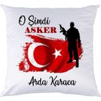 Biresimden O Şimdi Asker Hediyesi İsimli Yastık