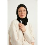 Birgül Bektaş Siyah Balaclava Fitilli Triko Örgü Bere Başlık