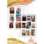 Birikiyedi Aşk Hayal/yaratım Panosu -Dream Board Sticker Seti 2 Sayfa 15 Parça-Ajanda-Journal-Manifest - Çok Renkli