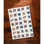 Birikiyedi Çiçek Temalı Sticker Planner Ajanda Bullet Journal Için Uygun - kuşe