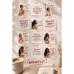 birikiyedi Olumlama Kartları 12’li Kart/8X8 CM/Manifest & Motivasyon Kartları | Self Love Pozitif Enerji Kartları