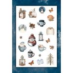 Birikiyedi Winter /kış /kar Temalı Sticker /etiket Planner Ajanda Bullet Journal Için - Çok Renkli - 13,5x19 cm - Kuşe Parlak