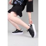 Birikon Robore Bağcıklı Sneakers Siyah