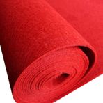 Birinci Sınıf Kırmızı Halı 1x30m, Kaymaz, Aşınmaya Dayanıklı 2,2 mm Koridor Halısı, Düğünler, Etkinlikler ve Noel için, Gelin Yürüyüş Yolu ve Tören Süslemeleri için İdeal