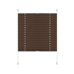 Birinci sınıf plise perde, yapıştırma işlevli, 20 x 30 cm, mahremiyet ve güneş koruması, 4 adet stor perde, plise yapışkan plaka dahil, yatak odası ve banyo için ideal, krem rengi