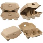 Birincil 10 Adet Yumurta Kartonları 6 Yumurta Tutucu Kağıt Hamuru Yumurta Depolama Tepsileri Ev Mutfak Restoran Yumurta Tutucu Için Yumurta Kapları (Yurt Dışından) - Egg Dividers - Renkli