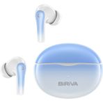Biriva T62 Bluetooth 6.0 Oyun Modlu Kablosuz Kulaklık Enc Gürültü Engelleme, Yüksek Ses Performansı - Mavi