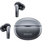 Biriva T62 Bluetooth 6.0 Oyun Modlu Kablosuz Kulaklık Enc Gürültü Engelleme, Yüksek Ses Performansı - Siyah