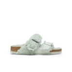 Birkenstock 1025539-20442 Yeşil Arizona Split Leve Teddy Kadın Terlik