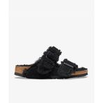 Birkenstock 1025544-20026 Siyah Arizona Split Leve-Teddy Kadın Terlik
