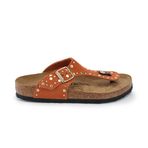 Birkenstock 1029342 Turuncu Gizeh Rivet Border Kadın Terlik