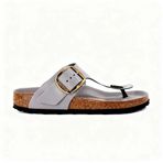 Birkenstock 1029430 Gri Gizeh Big Buckle Kadın Terlik