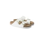 Birkenstock ARIZONA BF PATENT BEYAZ ÇİFT BANTLI KADIN TERLİK 1005294