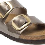 Birkenstock Arizona Big Buckle Bf Graceful Metalik Kadın Terlik 37