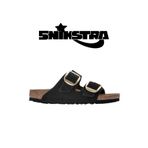 Birkenstock Arizona Big Buckle Lenb Kadın Siyah Terlik