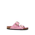 Birkenstock Arizona Big Buckle Pembe Kadın Deri Terlik