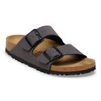 Birkenstock Arizona Birko-Flor Nubuk Erkek Terlik, Gri