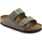 Birkenstock Arizona Bs 151213 Gri Deri Terlik Erkekler İçin Casual Günlük Kullanım