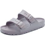 Birkenstock Arizona Eva 1031294 Kadın Terliği, Soluk Lila Renkte, Lastik Tokalı, Mor (Violola Soluk Mor), 38 EU