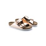 Birkenstock ARIZONA SOFT FOOTBED METALLIC COPPER BAKIR KADIN TERLİK 0952091