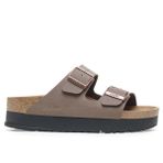 Birkenstock Arizona Yağlı Deri Üniseks Yetişkin Açık Parmak Sandalet, Mocca, 6 UK