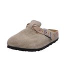 BIRKENSTOCK Boston Braided Terlik Bej, Boz kahverengi, 38 EU Schmal