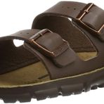 BIRKENSTOCK Erkek Arizona Greased Leather Terlik Kahverengi Size: 44 EU Schmal