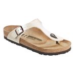 Birkenstock GIZEH BF GRACEFUL Beyaz Kadın Terlik 5000016511, Beyaz, 40