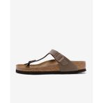 Birkenstock Gizeh Bf Nubuk 043751 Unisex Kahverengi Terlik SPARKSOLE
