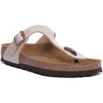 BIRKENSTOCK Gizeh (Birko-Flor Donna) - Sandalo Infradito da Donna, Zarif İnci Beyazı, 40 EU