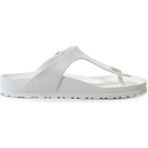 Birkenstock Gızeh Eva Unisex Terlik 128221-13 Beyaz Silikon/Plastik Malzeme ile Günlük Kullanım - White